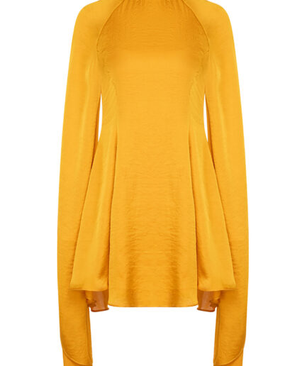 MYSTIQUE DRESS MINI MUSTARD