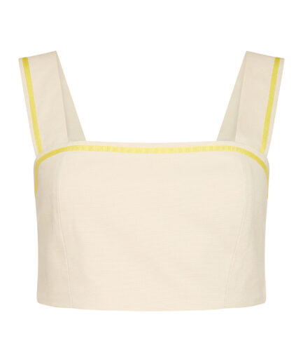 PARELTHON TOP CREME-YELLOW
