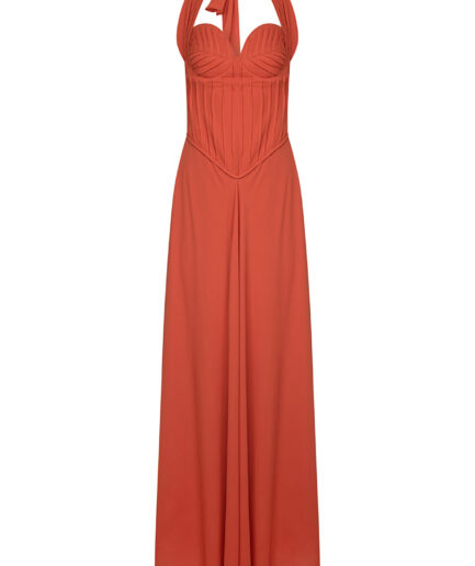 SELINI DRESS TERRACOTTA