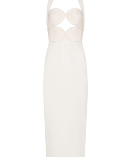 KALLOS DRESS ECRU MIDI