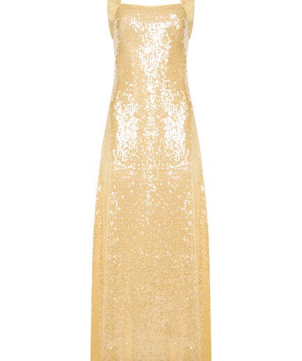 PATHOS DRESS LIGHT YELLOW