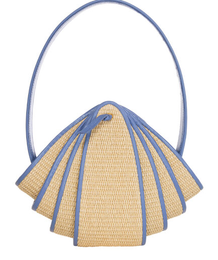 KLELIA BAG STRAW BLUE